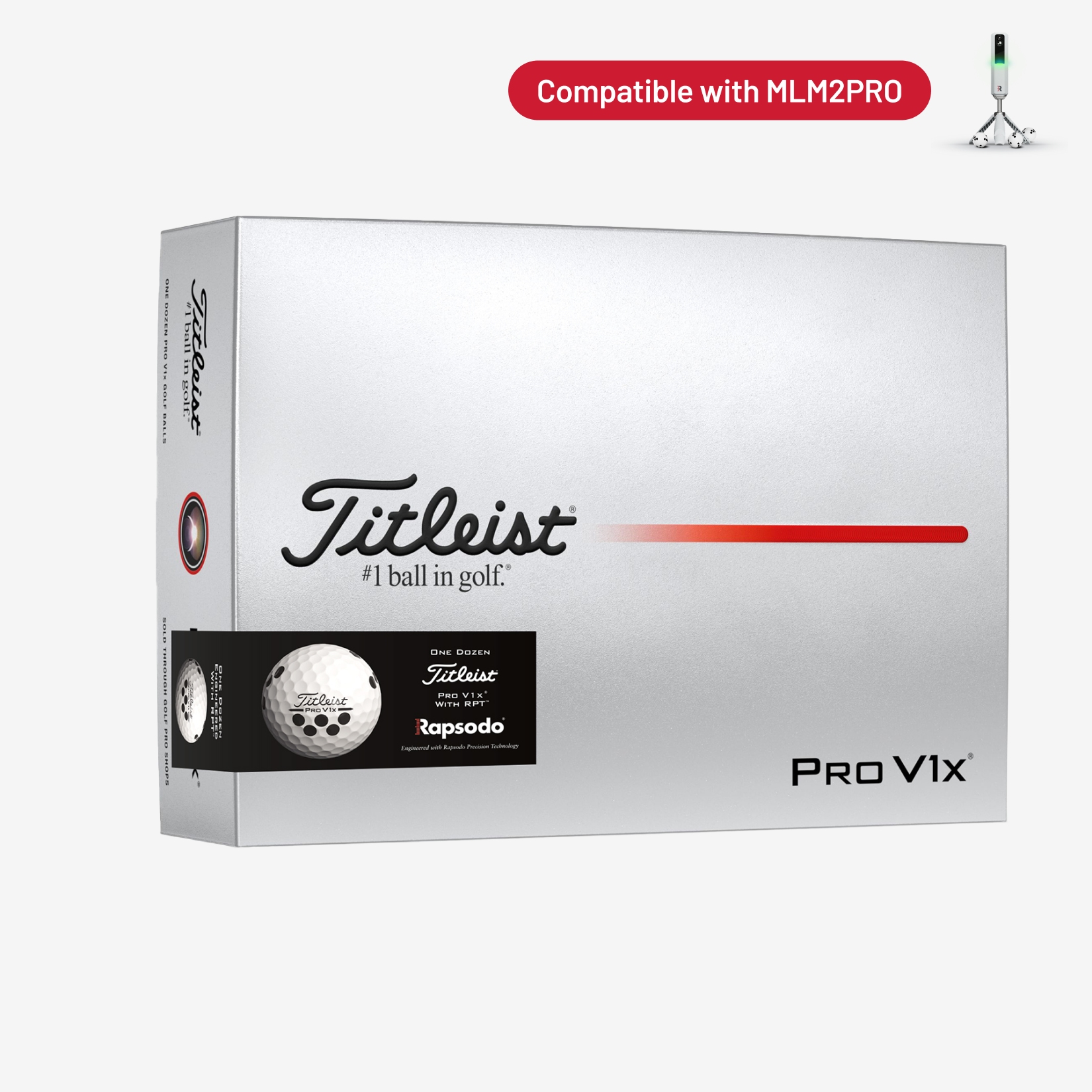 Titleist 2025 PRO V1x Golf Balls w/ RPT - Rapsodo® Golf Titleist 2025 PRO V1x Golf Balls w/ RPT - Rapsodo® Golf