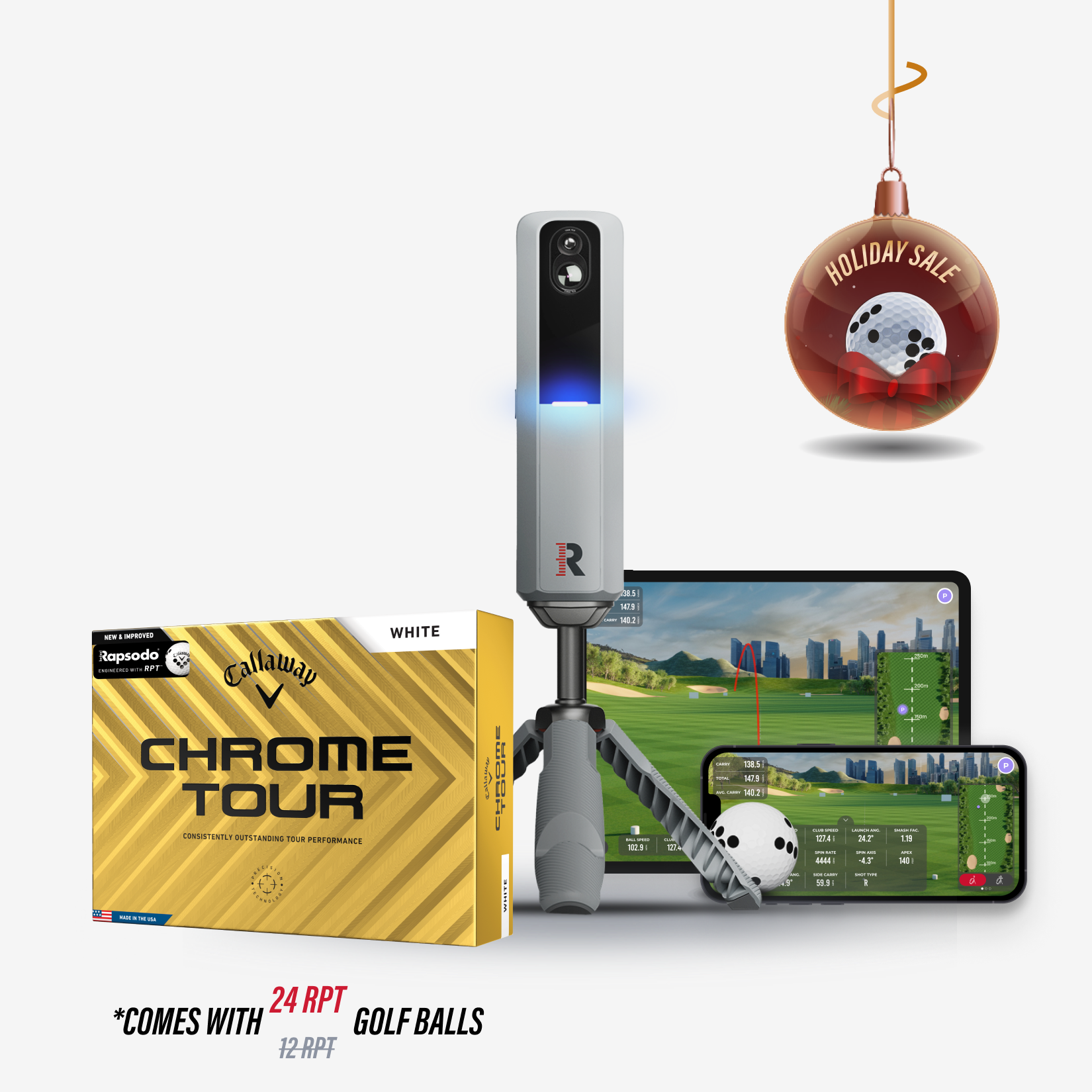 Rapsodo MLM2PRO Callaway 専用ボール付き callaway-bundle-holiday.png?v=