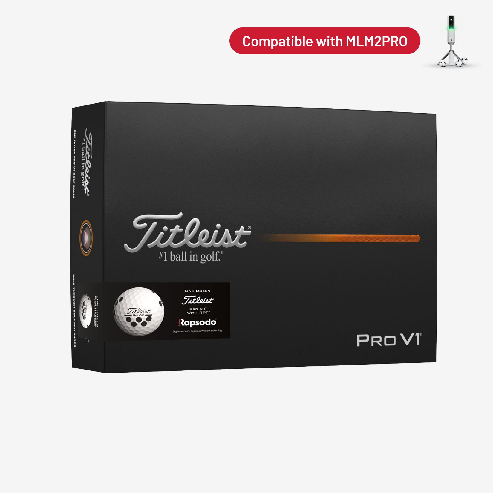 Titleist 2025 PRO V1 Golf Balls w/ RPT - Rapsodo® Golf Titleist 2025 PRO V1 Golf Balls w/ RPT - Rapsodo® Golf
