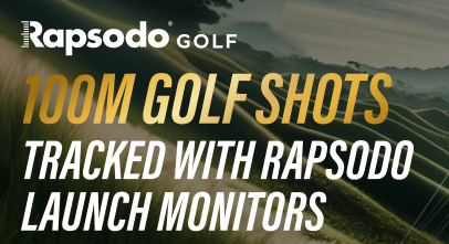 100M Golf Shots Tracked with Rapsodo Golf Launch Monitor