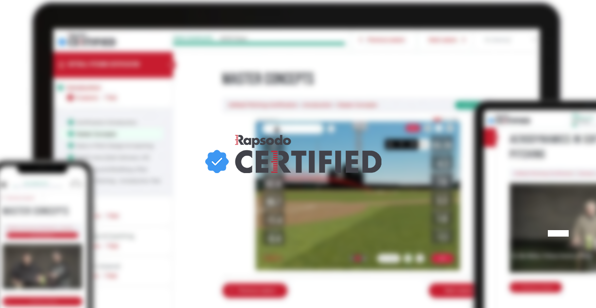 Rapsodo Certified Releases Softball Certification Courses