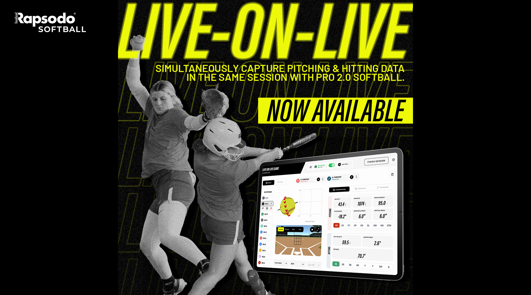 Introducing Live-on-Live for Softball: Every Pitch, Every Hit Tracked ...